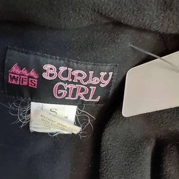 Burley Girl Black w/PinkCamo Waterproof Hunting Jacket, Women's Small - Picture 3 of 5